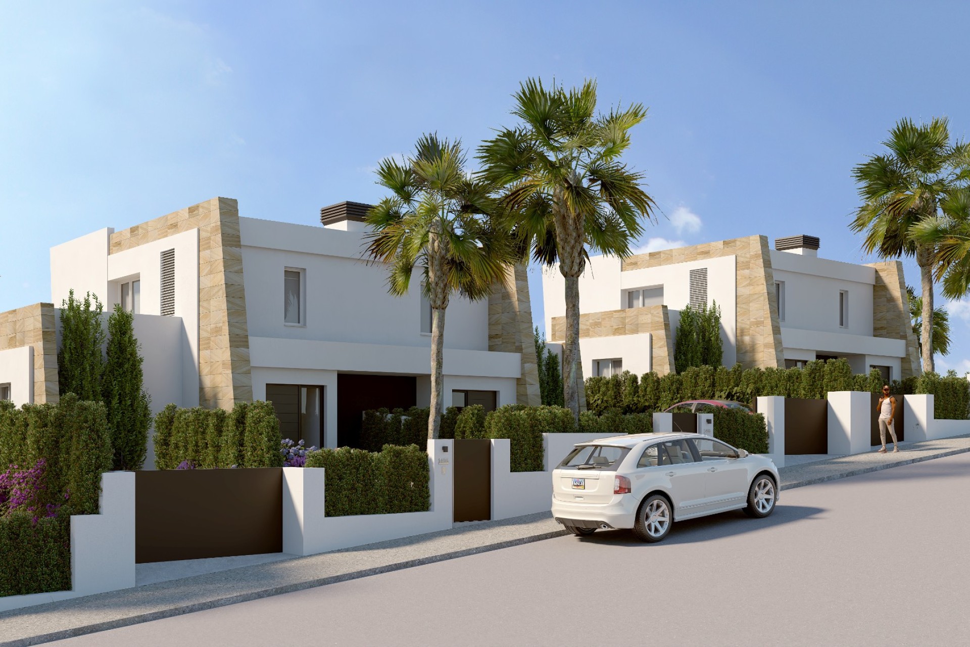 Neue Gebäude - Doppelhaushälfte - Algorfa - La Finca Golf