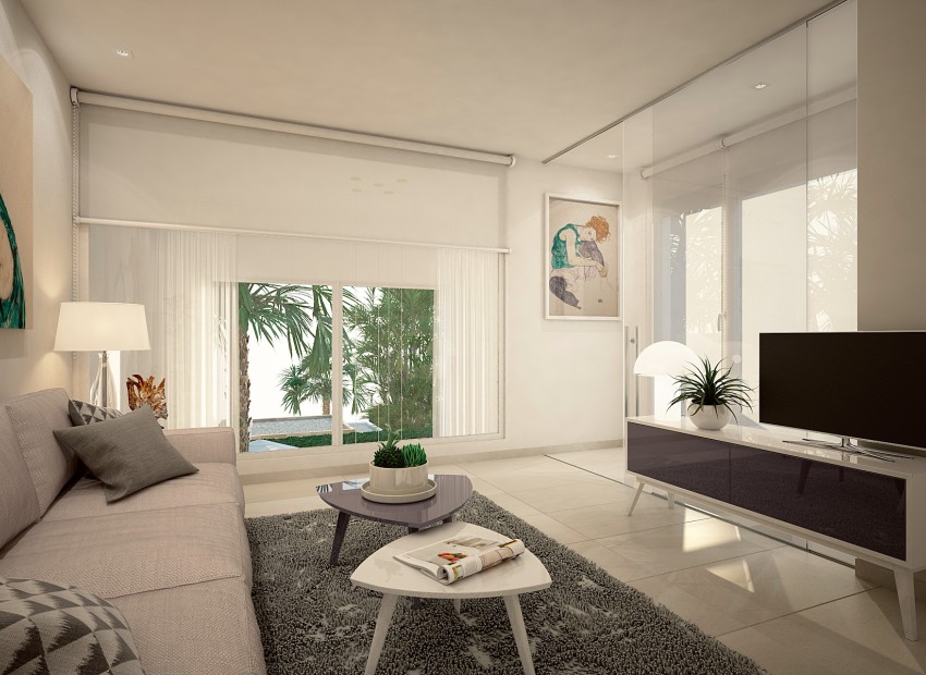 Neue Gebäude - Doppelhaushälfte - Algorfa - La Finca Golf
