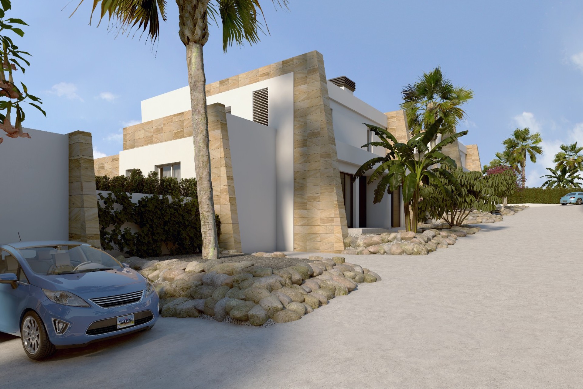 Neue Gebäude - Doppelhaushälfte - Algorfa - La Finca Golf