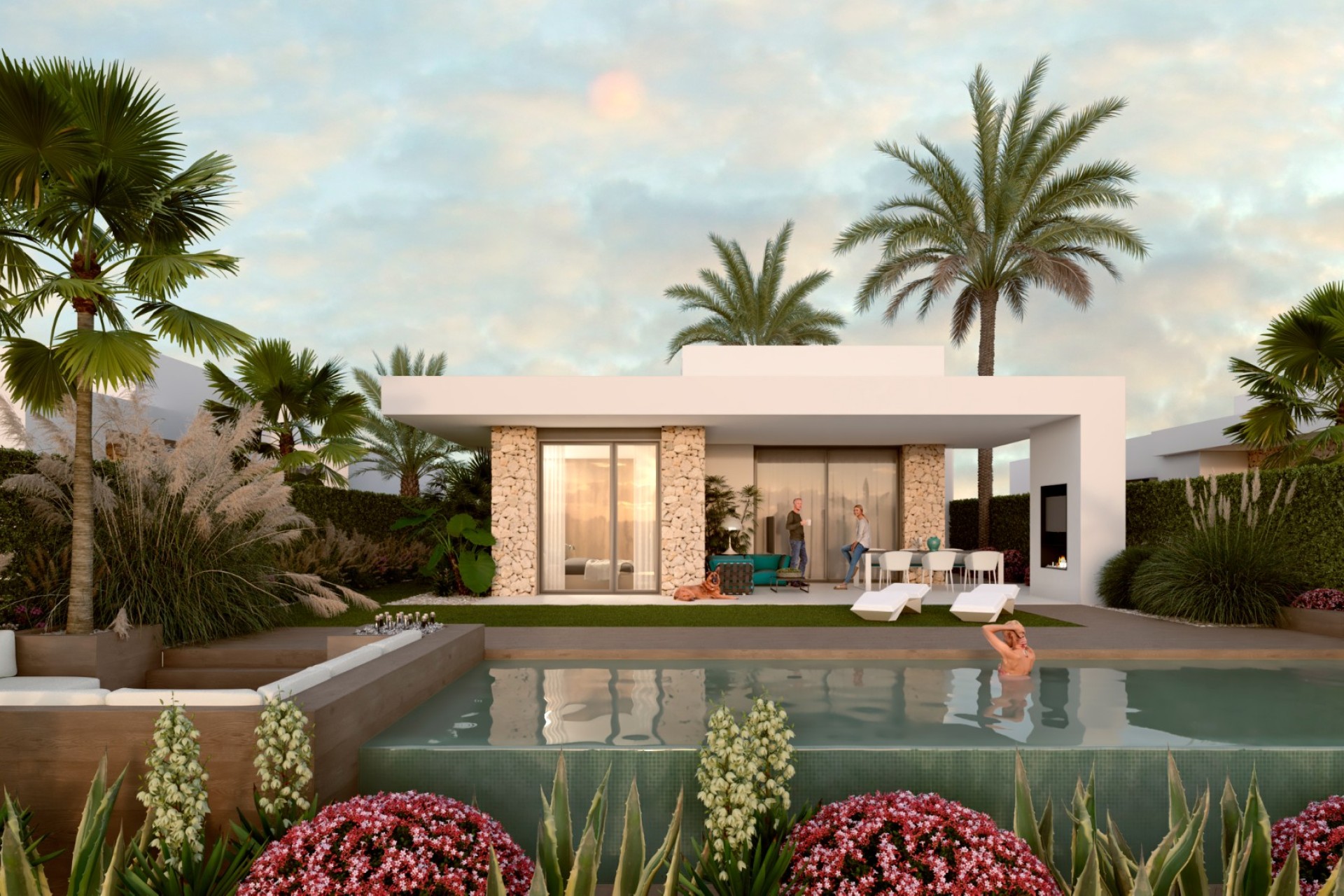 Neue Gebäude - Freistehende Villa - Algorfa - La Finca Golf