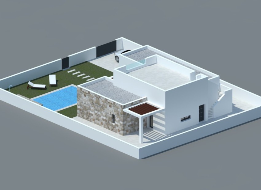 Neue Gebäude - Freistehende Villa - La Marina - Urb. La Marina