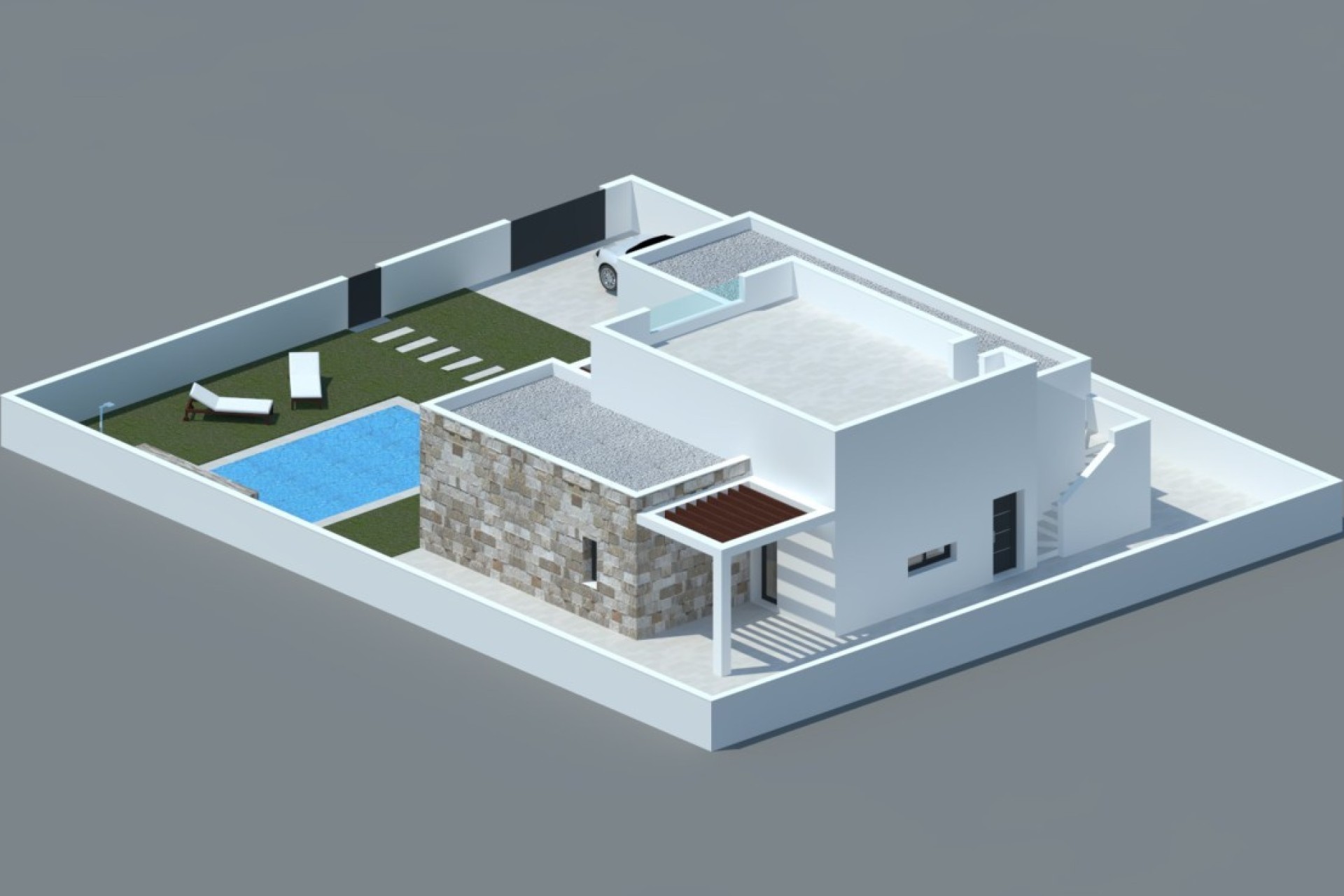 Neue Gebäude - Freistehende Villa - La Marina - Urb. La Marina