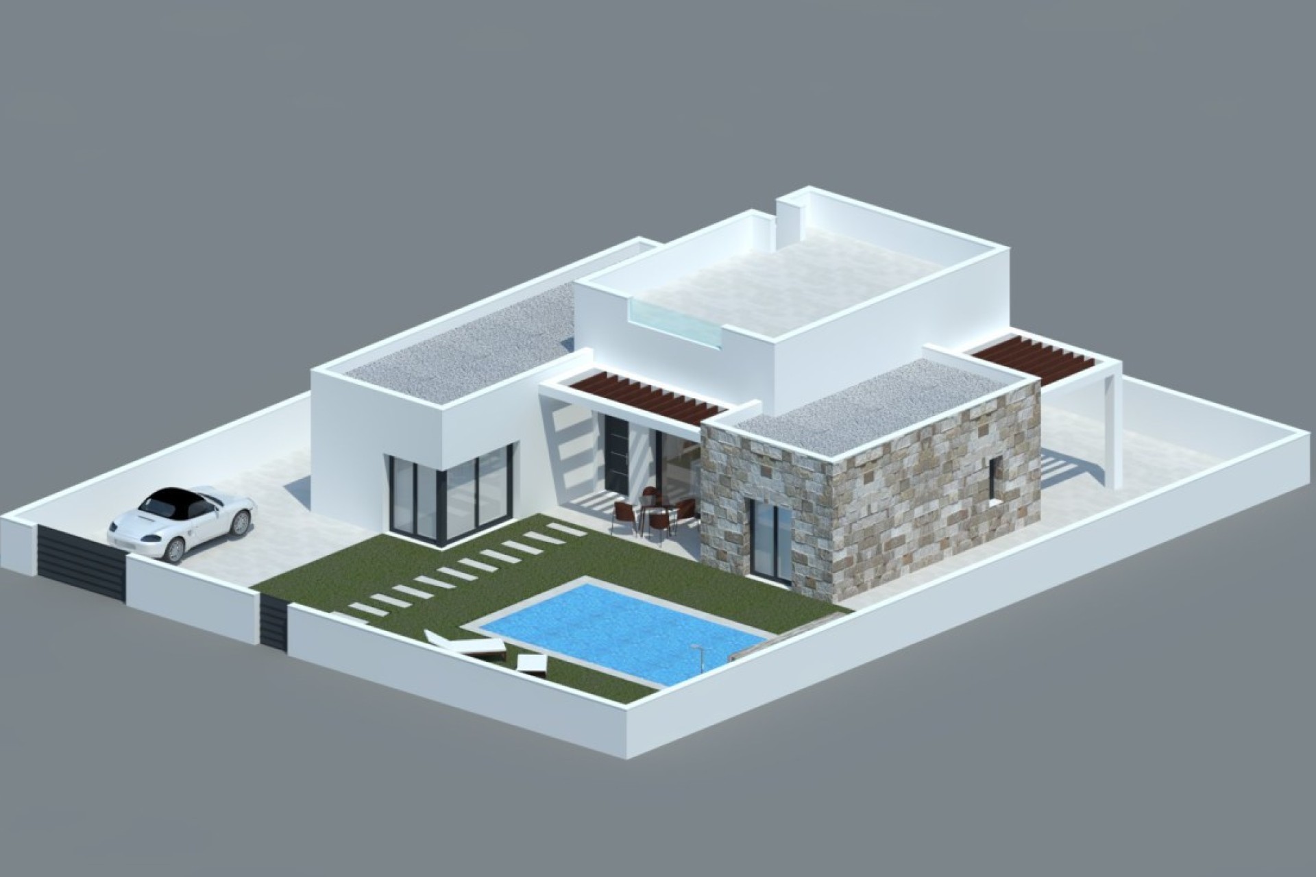 Neue Gebäude - Freistehende Villa - La Marina - Urb. La Marina
