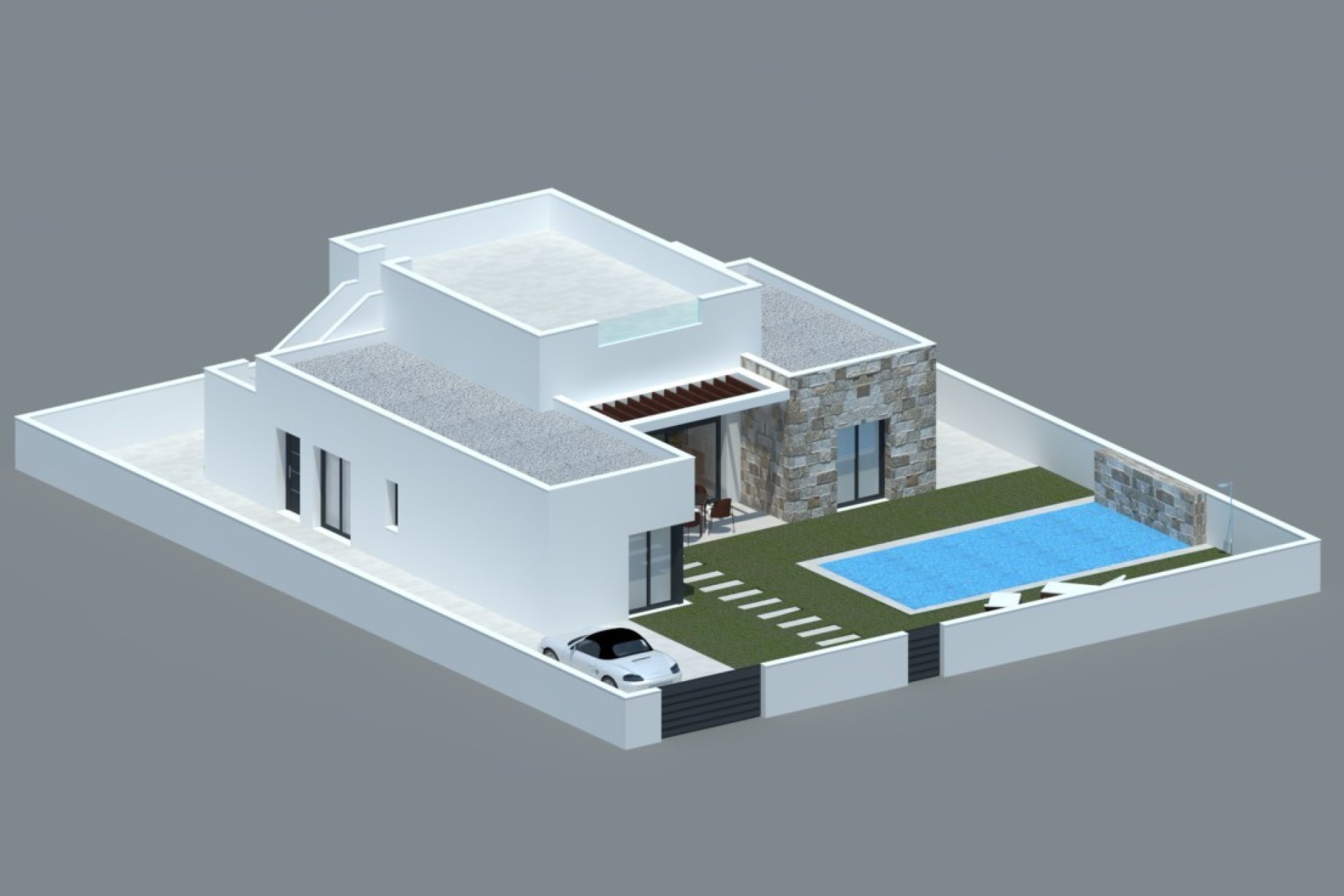Neue Gebäude - Freistehende Villa - La Marina - Urb. La Marina