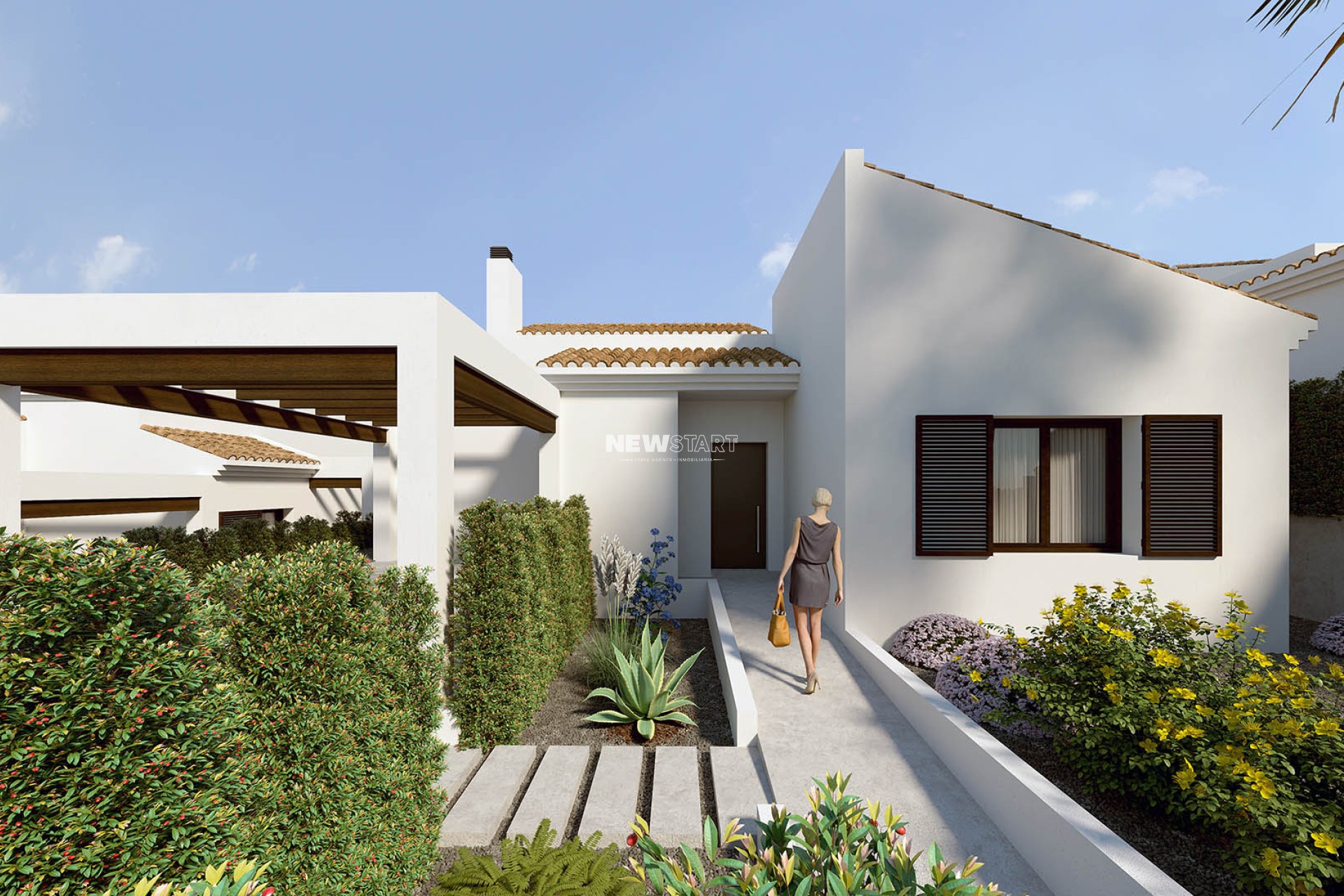 Neue Gebäude - Niedrig-Bungalow - Algorfa
