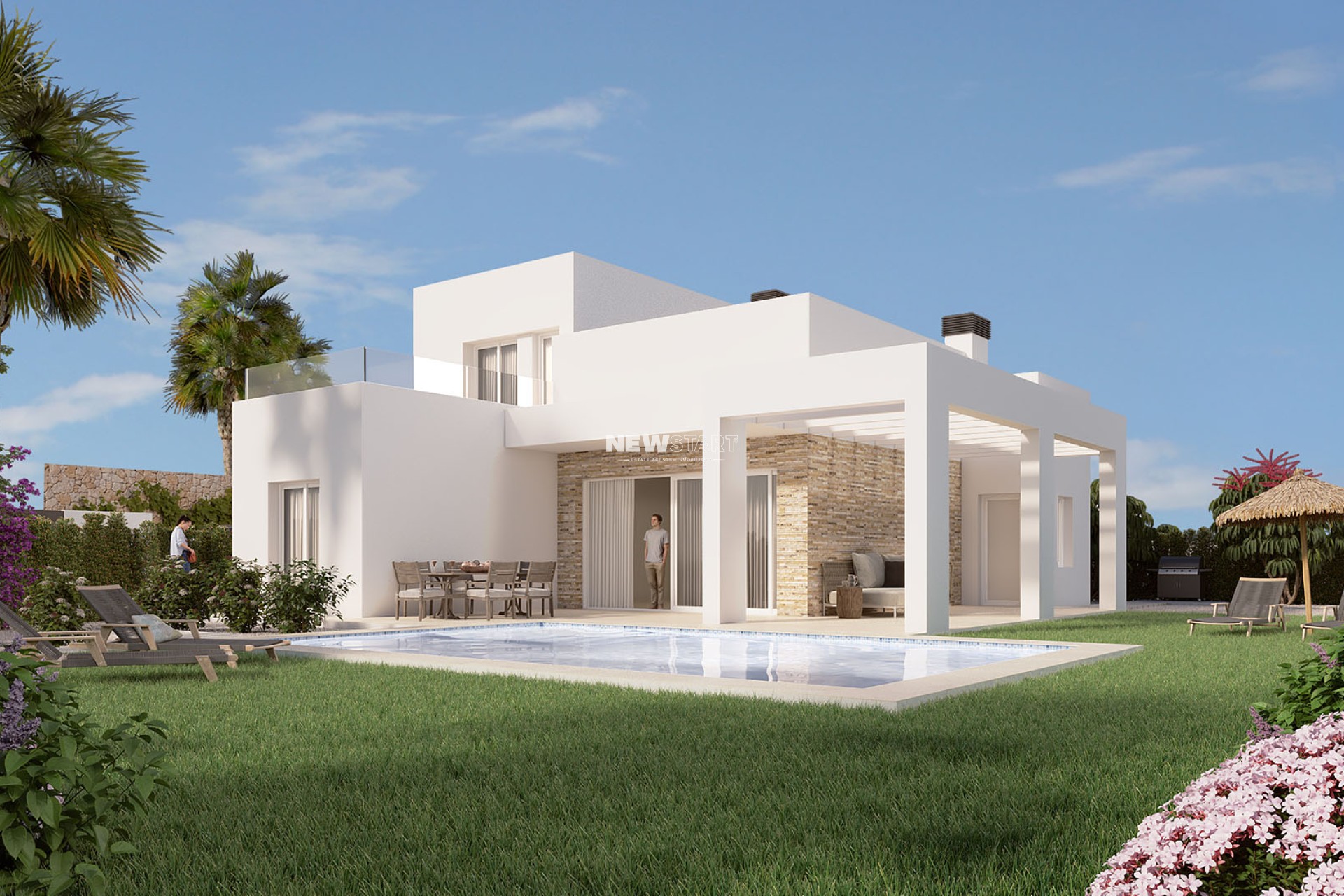 Neue Gebäude - Niedrig-Bungalow - Algorfa