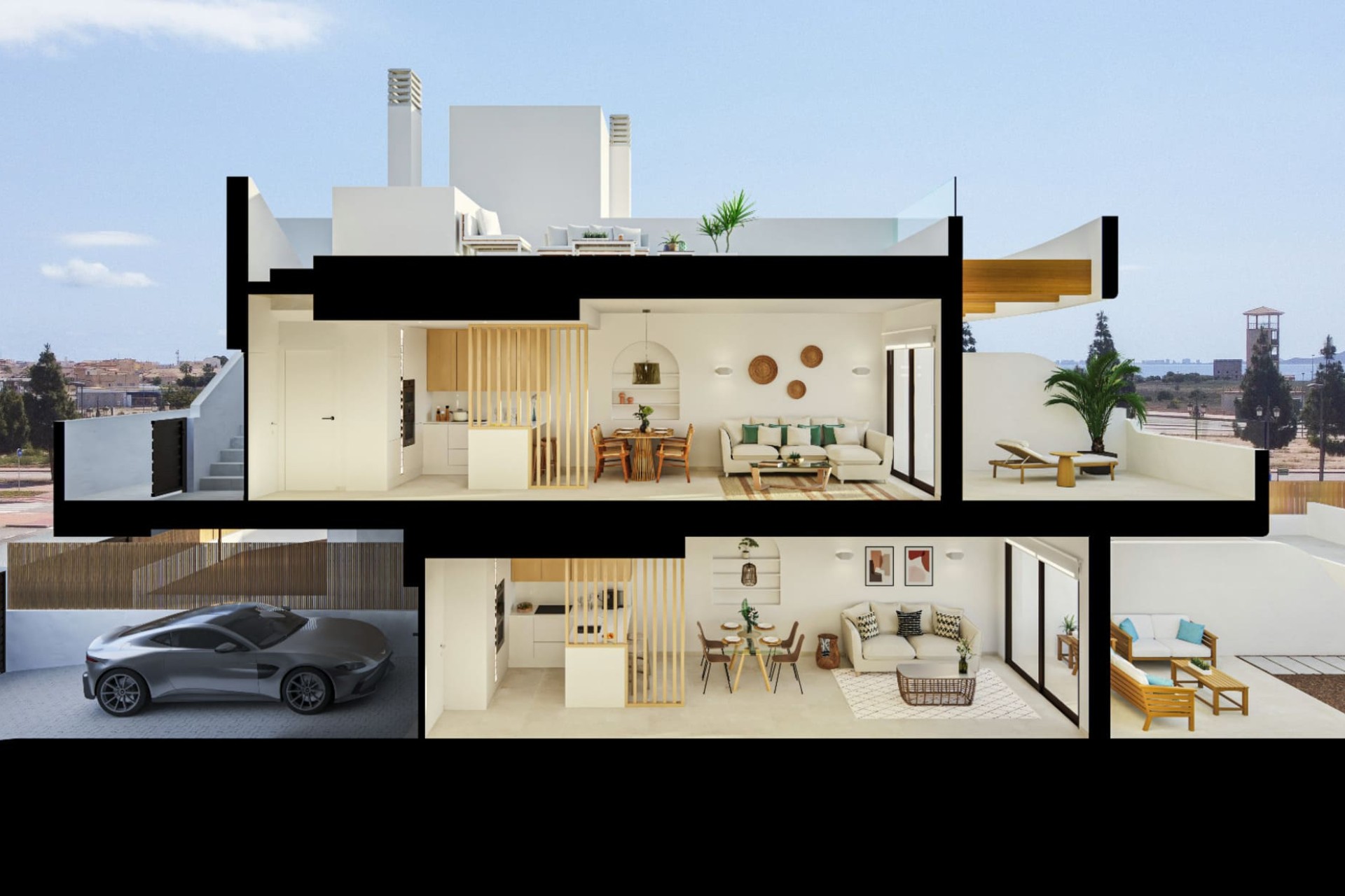Neue Gebäude - Niedrig-Bungalow - Los Alcázares
