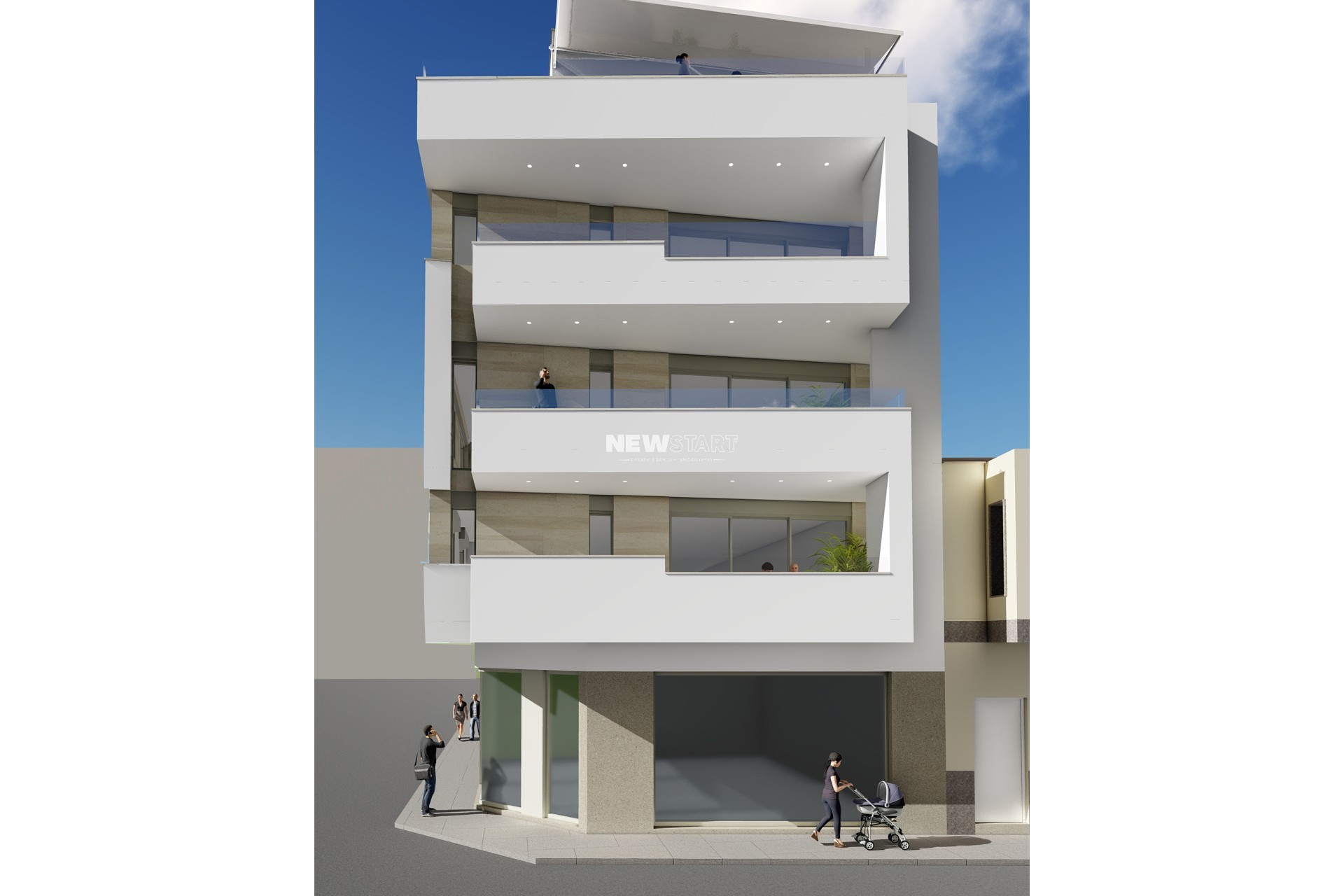 Neue Gebäude - Penthouse - Torrevieja