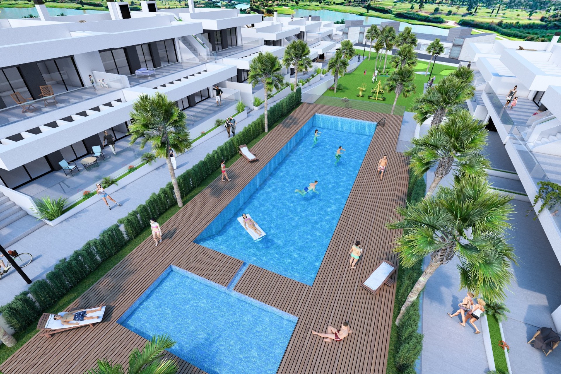 Neue Gebäude - Wohnung - Algorfa - La Finca Golf