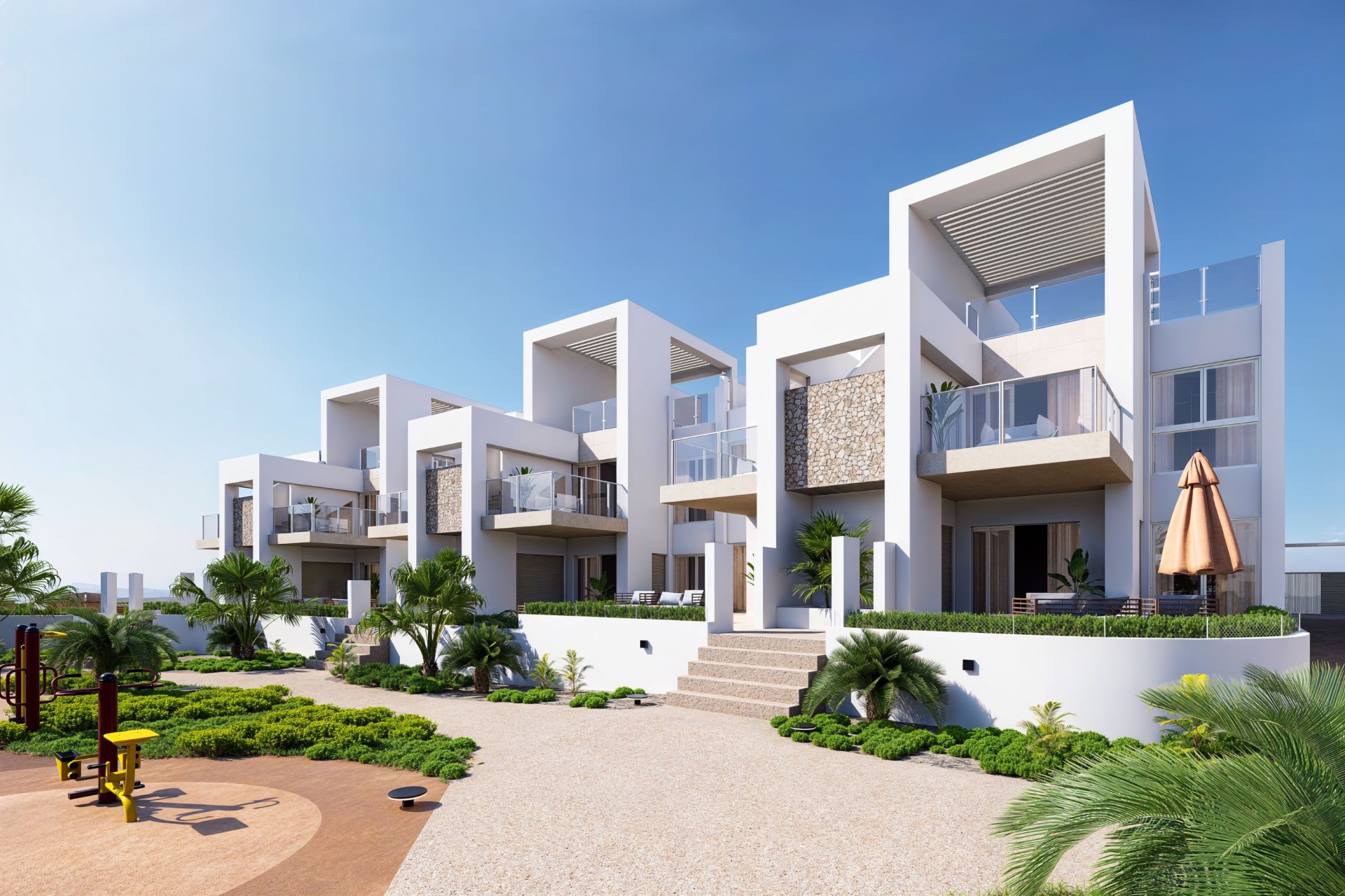 Nieuwbouw Woningen - Gelijkvloerse bungalow - Ciudad Quesada