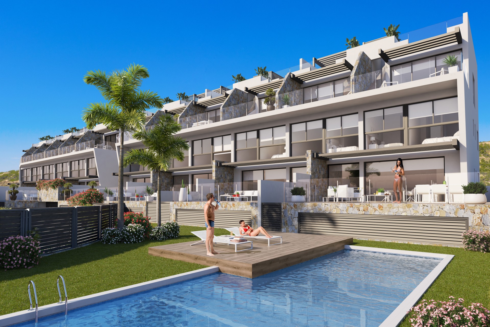 Nieuwbouw Woningen - Gelijkvloerse bungalow - Guardamar del Segura