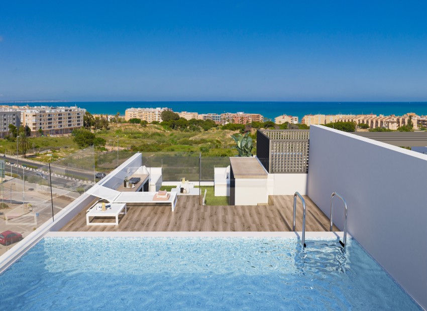 Nieuwbouw Woningen - Gelijkvloerse bungalow - Guardamar del Segura