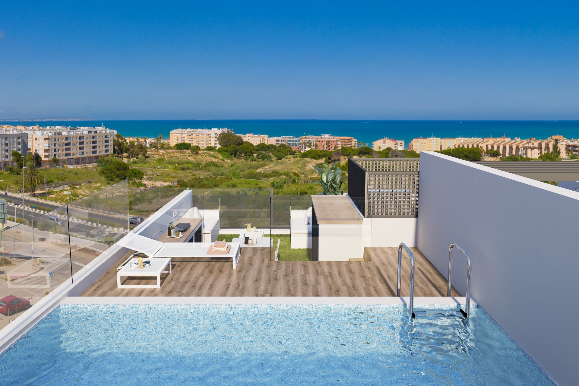 Nieuwbouw Woningen - Gelijkvloerse bungalow - Guardamar del Segura