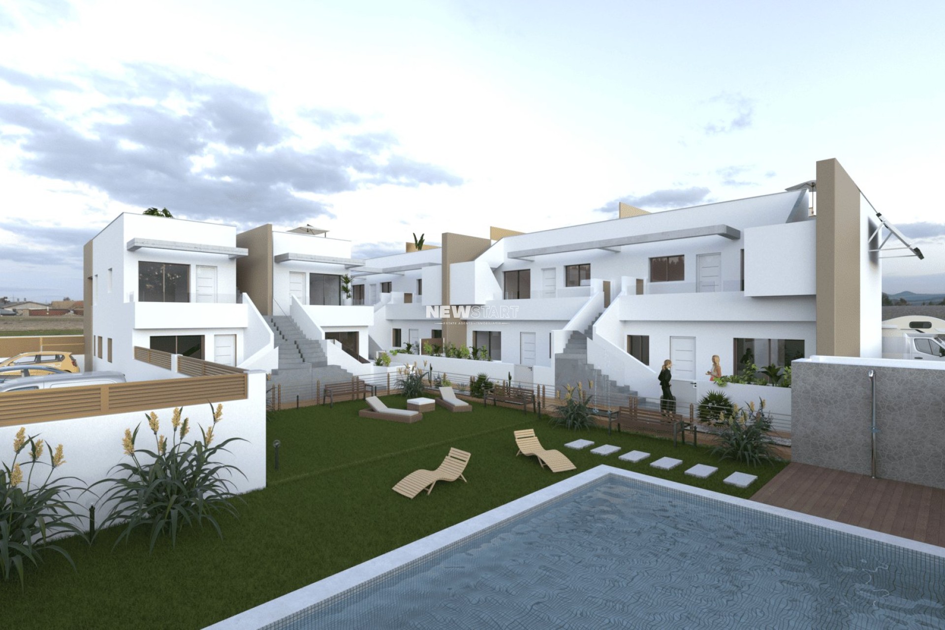 Nieuwbouw Woningen - Gelijkvloerse bungalow - Pilar de la Horadada