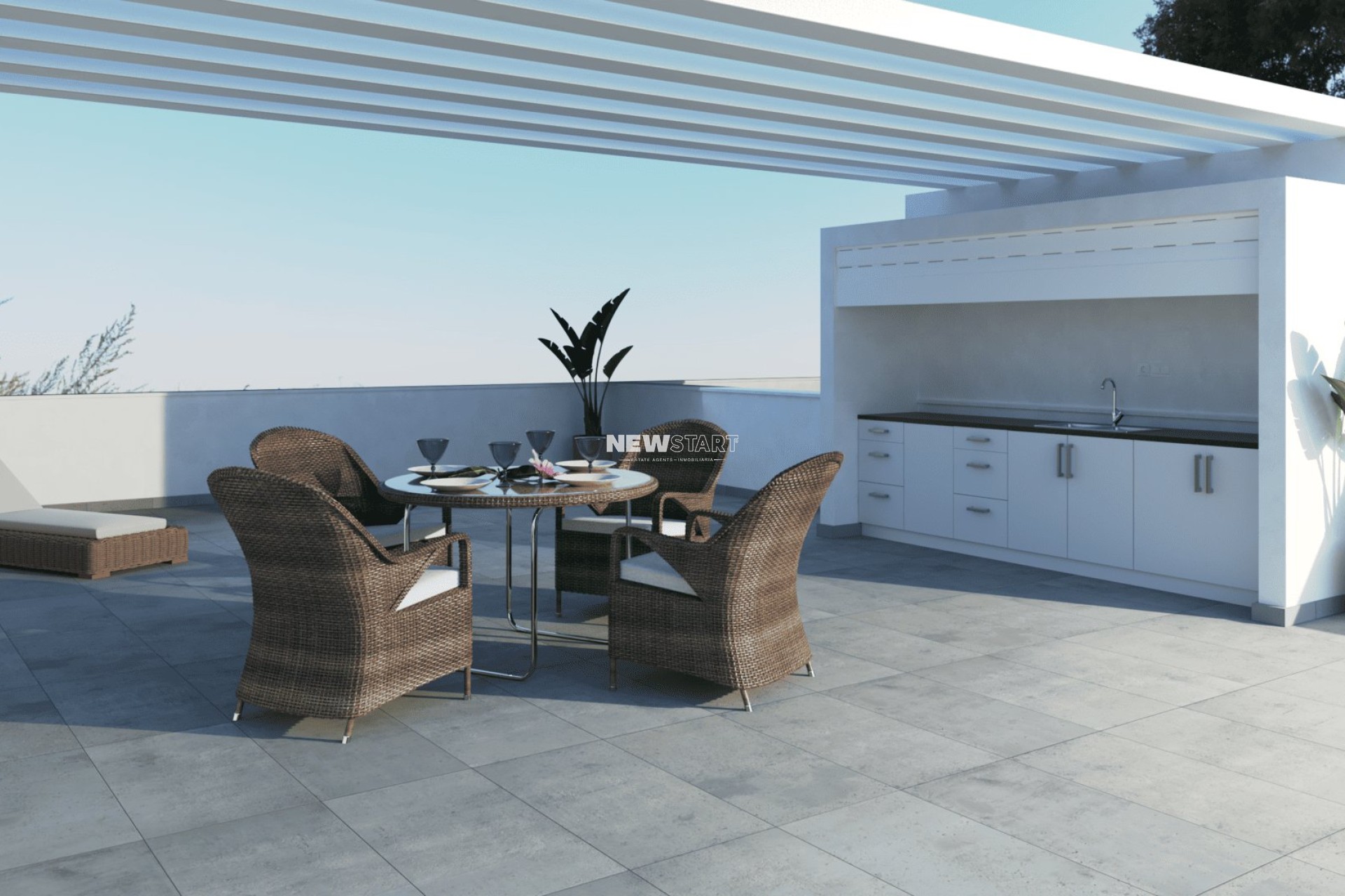 Nieuwbouw Woningen - Gelijkvloerse bungalow - Pilar de la Horadada