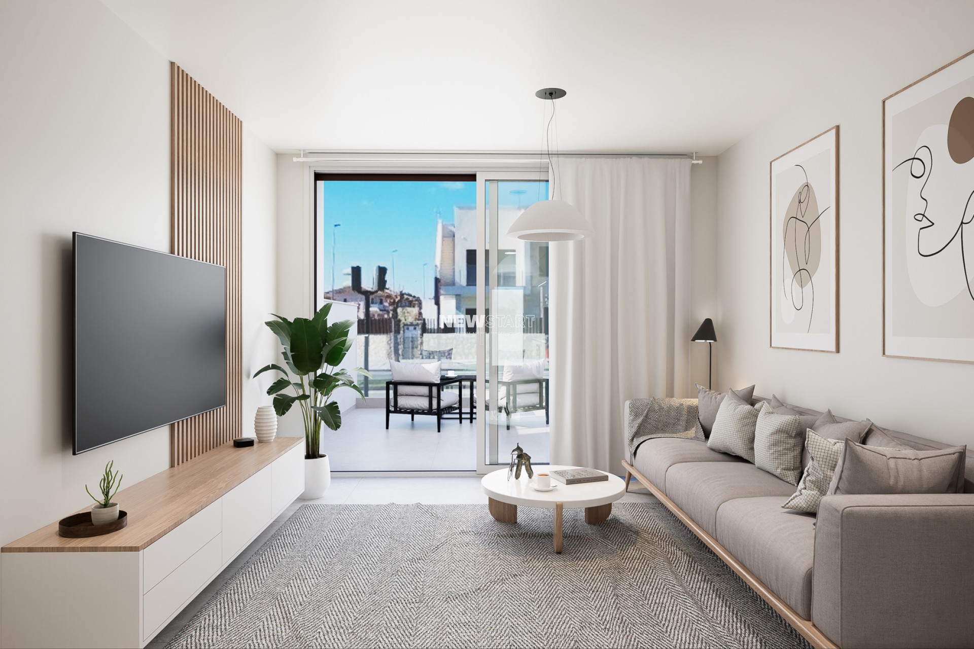 Nieuwbouw Woningen - Gelijkvloerse bungalow - Pilar de la Horadada