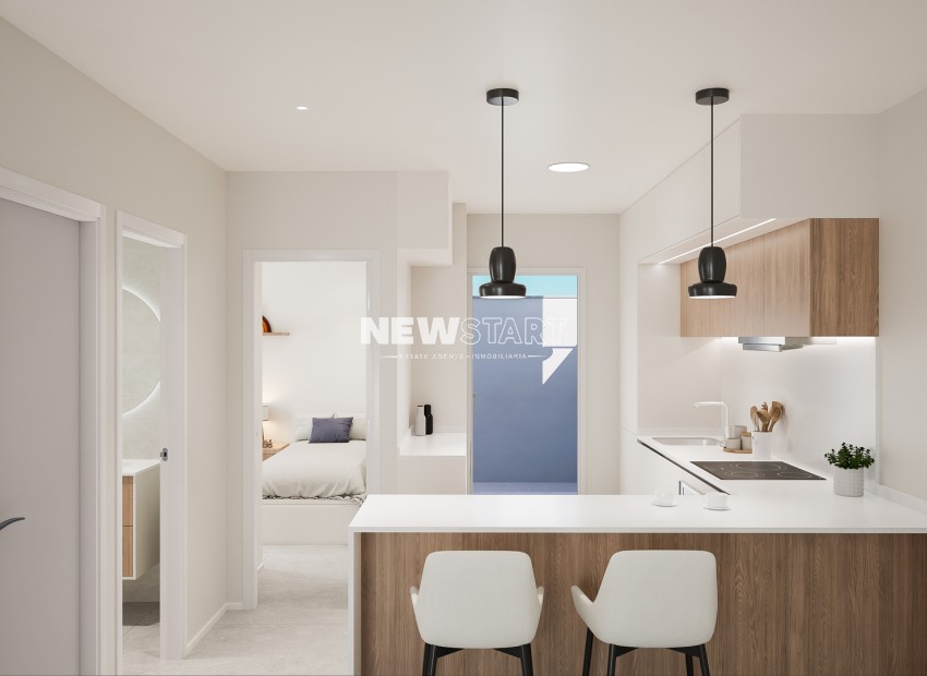 Nieuwbouw Woningen - Gelijkvloerse bungalow - Pilar de la Horadada