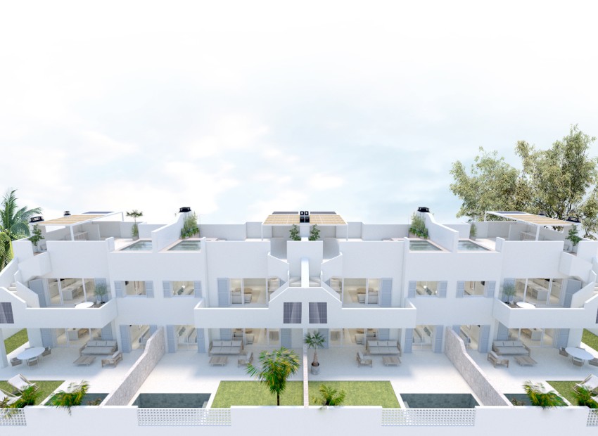 Nieuwbouw Woningen - Gelijkvloerse bungalow - Pilar de la Horadada