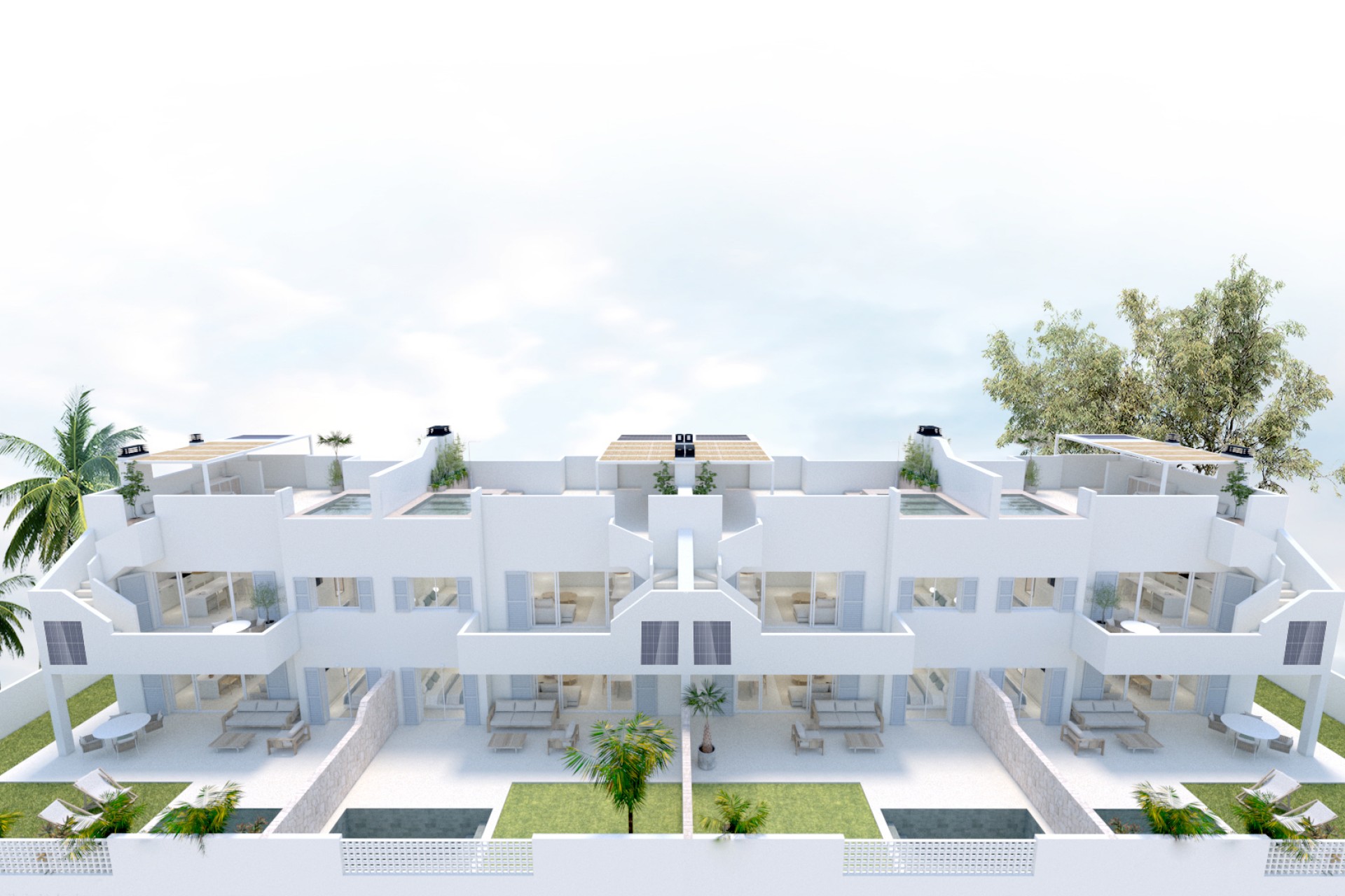 Nieuwbouw Woningen - Gelijkvloerse bungalow - Pilar de la Horadada