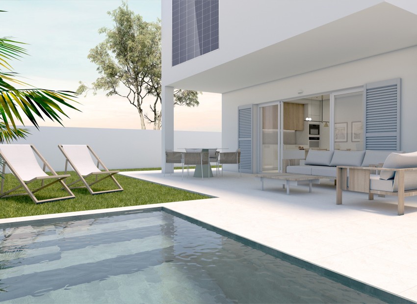 Nieuwbouw Woningen - Gelijkvloerse bungalow - Pilar de la Horadada