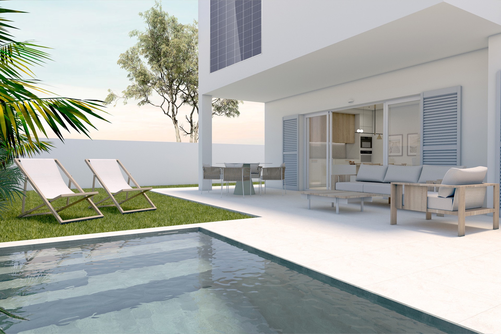 Nieuwbouw Woningen - Gelijkvloerse bungalow - Pilar de la Horadada