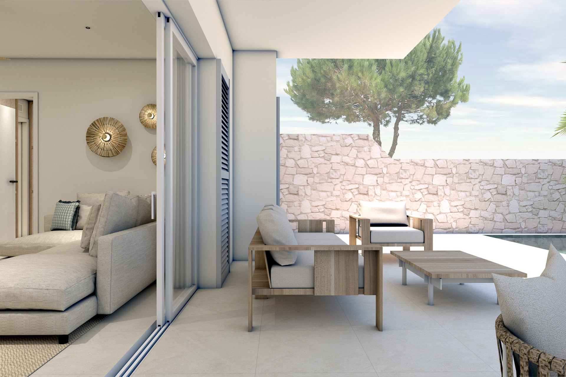 Nieuwbouw Woningen - Gelijkvloerse bungalow - Pilar de la Horadada
