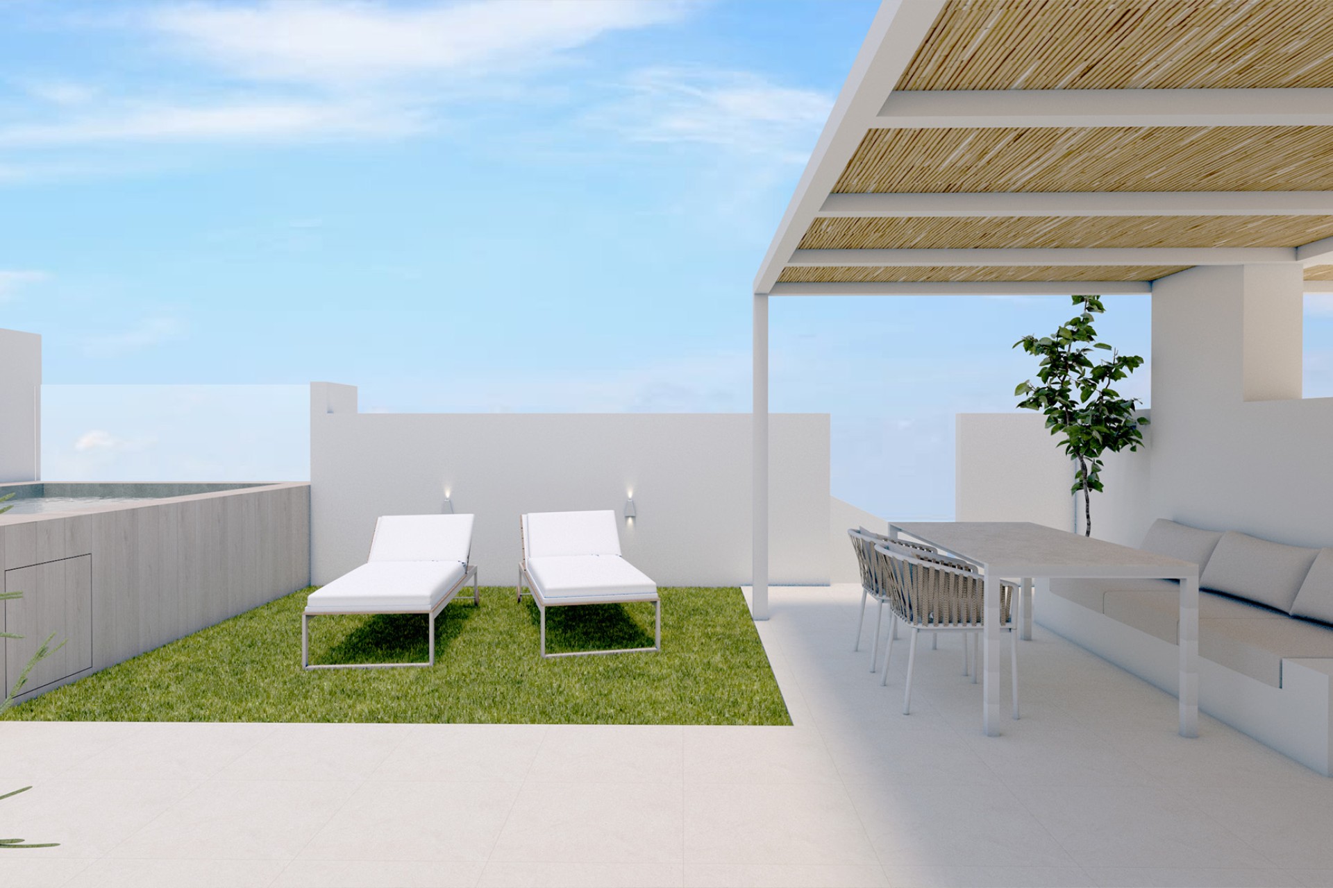 Nieuwbouw Woningen - Gelijkvloerse bungalow - Pilar de la Horadada