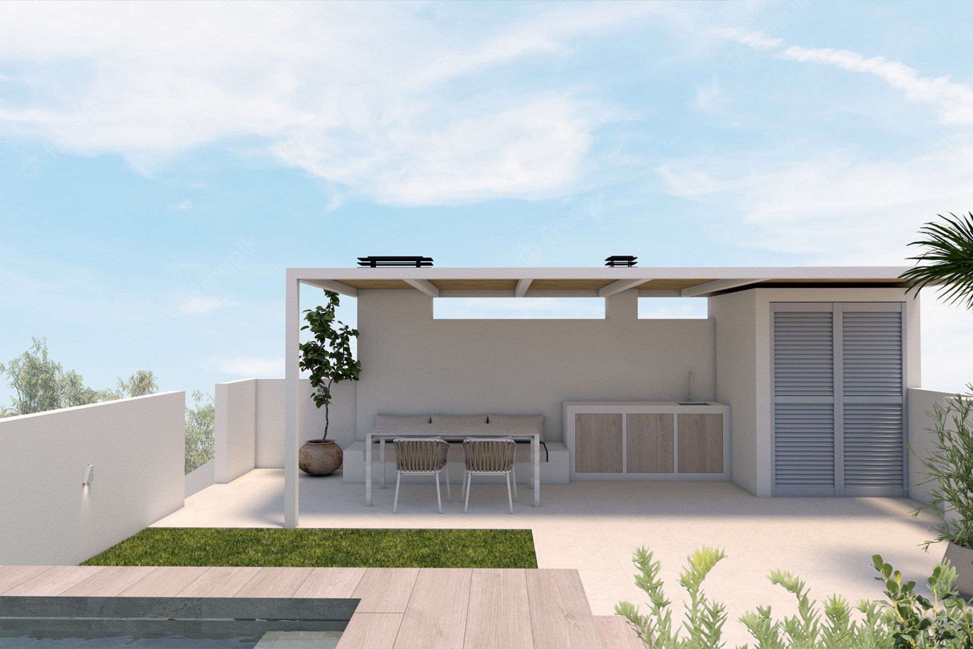 Nieuwbouw Woningen - Gelijkvloerse bungalow - Pilar de la Horadada