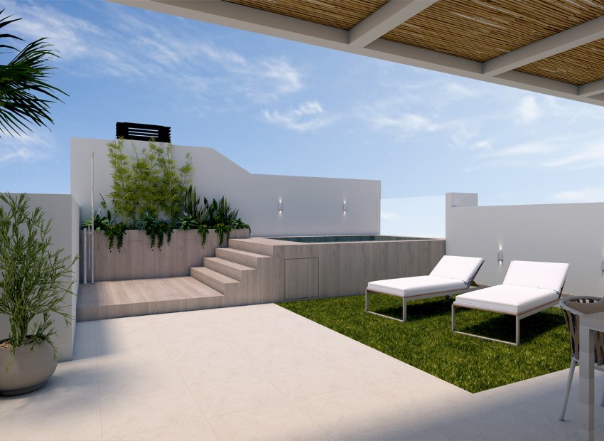 Nieuwbouw Woningen - Gelijkvloerse bungalow - Pilar de la Horadada