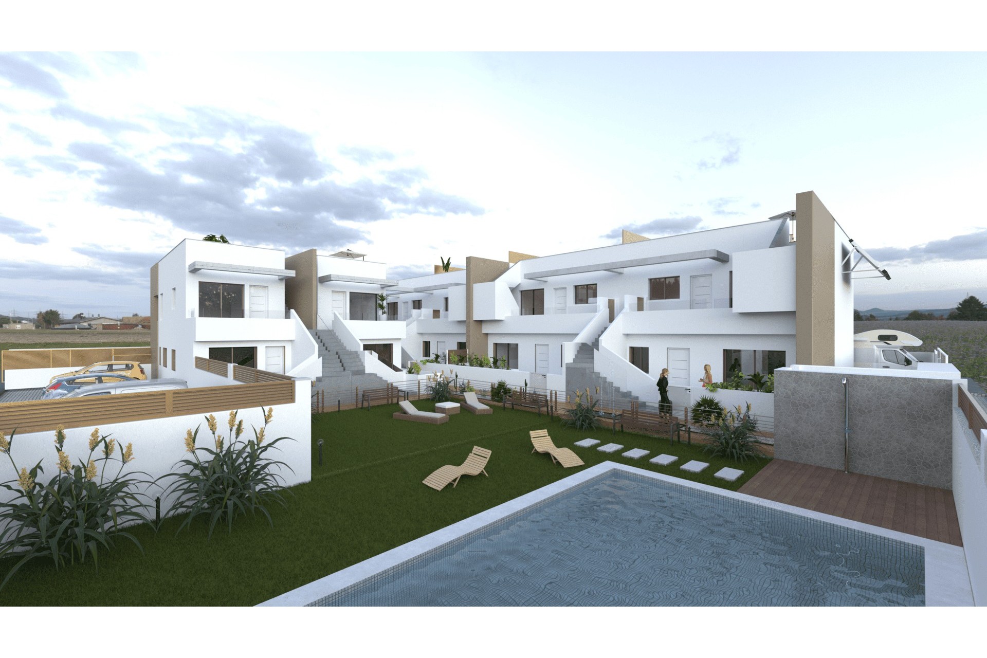 Nieuwbouw Woningen - Gelijkvloerse bungalow - Pilar de la Horadada