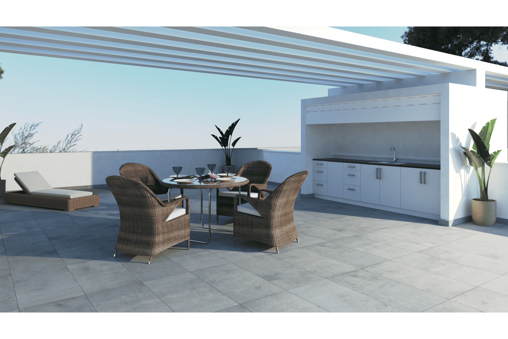 Nieuwbouw Woningen - Gelijkvloerse bungalow - Pilar de la Horadada