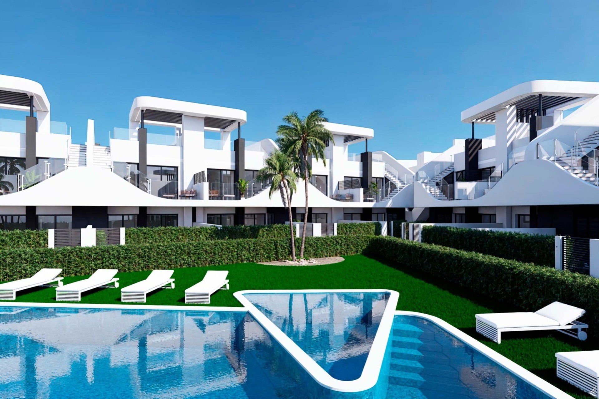 Nieuwbouw Woningen - Gelijkvloerse bungalow - San Fulgencio
