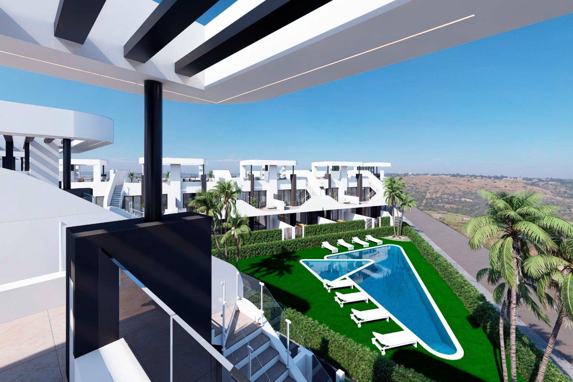 Nieuwbouw Woningen - Gelijkvloerse bungalow - San Fulgencio