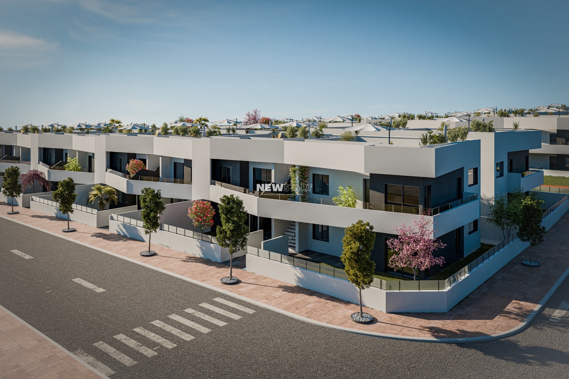 Nieuwbouw Woningen - Gelijkvloerse bungalow - San Miguel de Salinas