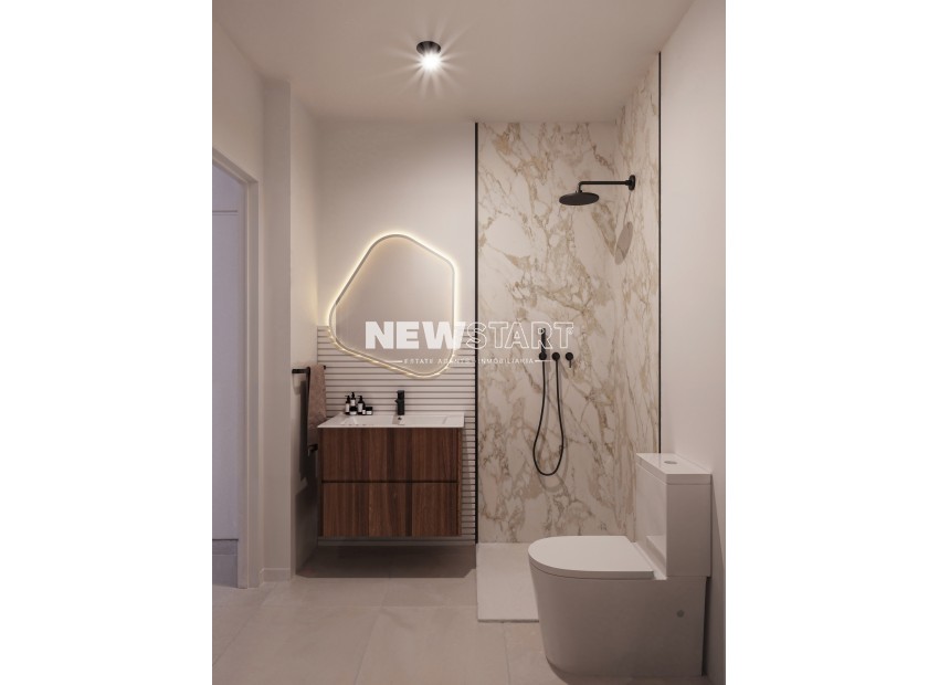 Nieuwbouw Woningen - Gelijkvloerse bungalow - San Miguel de Salinas