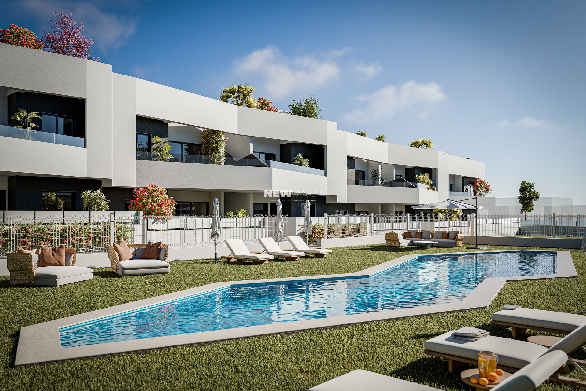 Nieuwbouw Woningen - Gelijkvloerse bungalow - San Miguel de Salinas