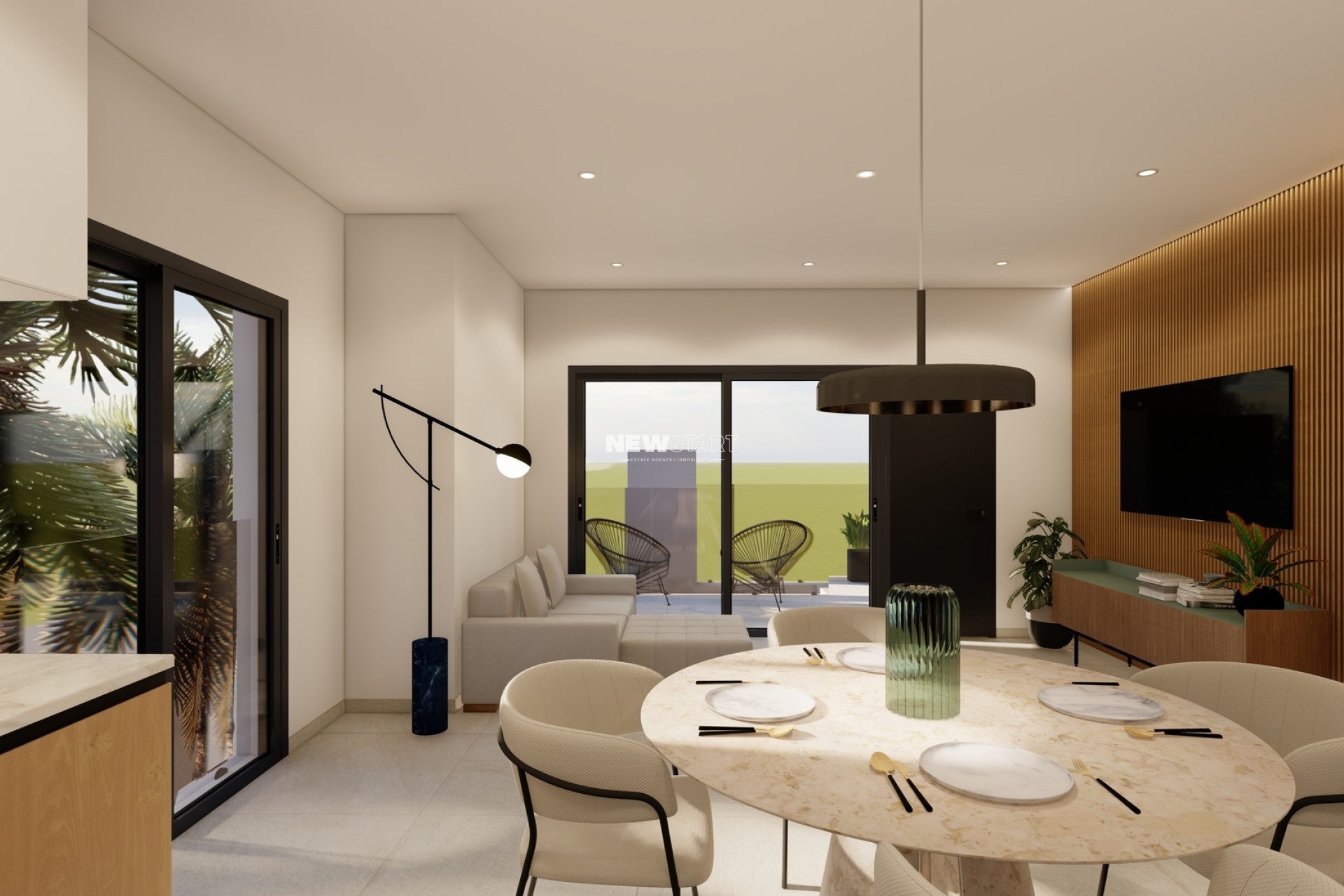 Nieuwbouw Woningen - Gelijkvloerse bungalow - San Pedro del Pinatar