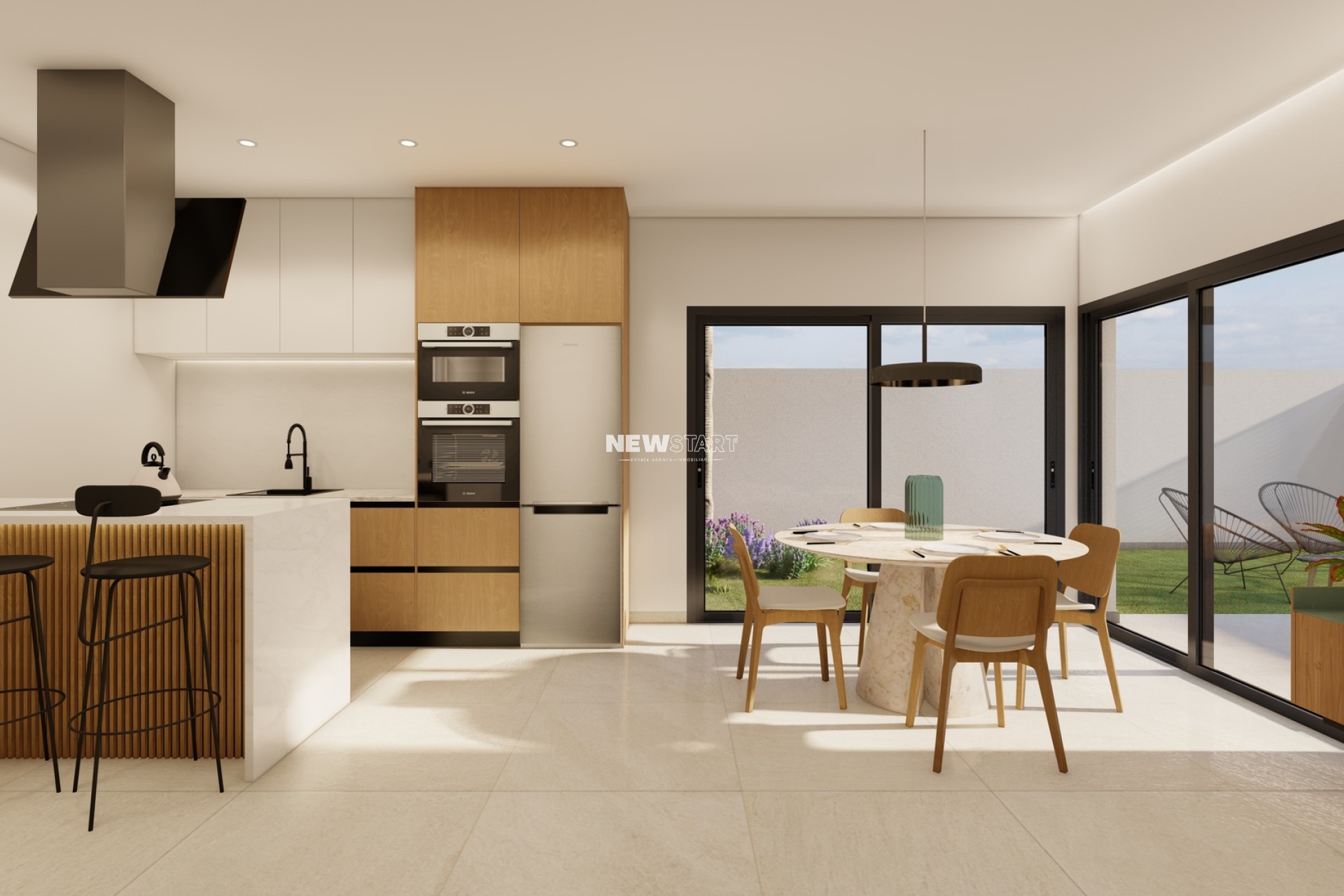 Nieuwbouw Woningen - Gelijkvloerse bungalow - San Pedro del Pinatar