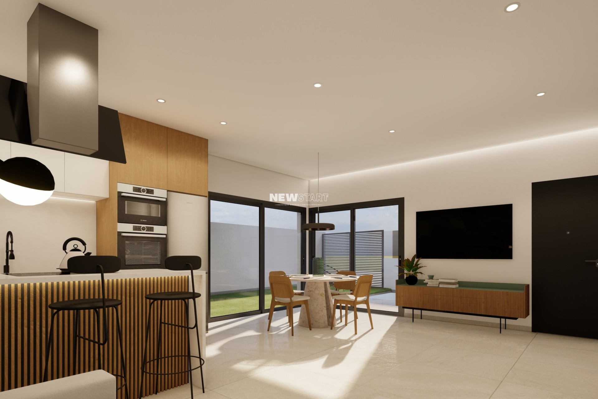 Nieuwbouw Woningen - Gelijkvloerse bungalow - San Pedro del Pinatar