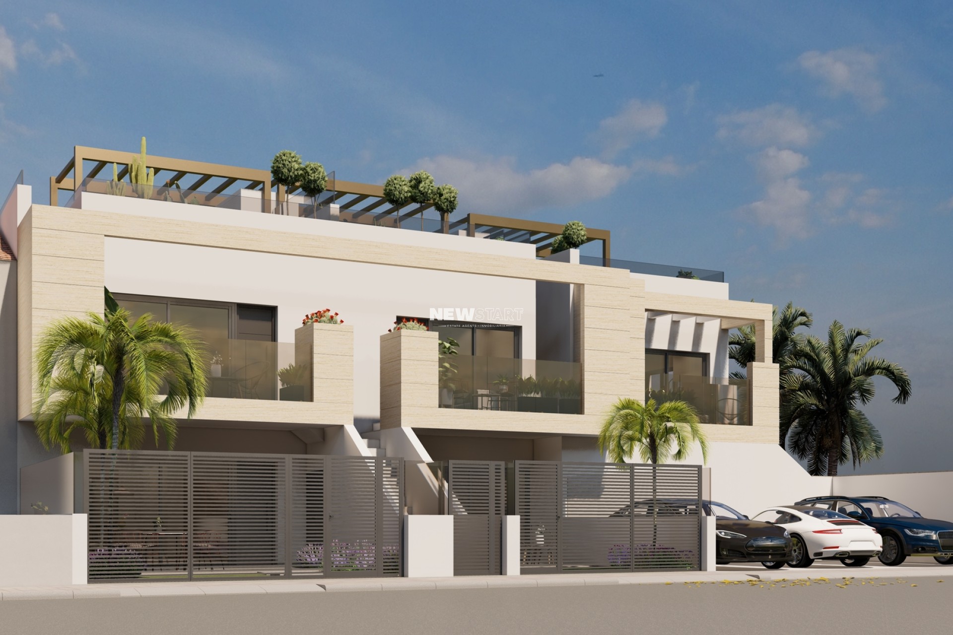 Nieuwbouw Woningen - Gelijkvloerse bungalow - San Pedro del Pinatar