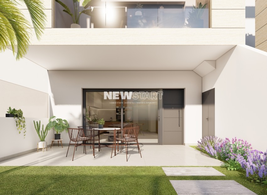 Nieuwbouw Woningen - Gelijkvloerse bungalow - San Pedro del Pinatar