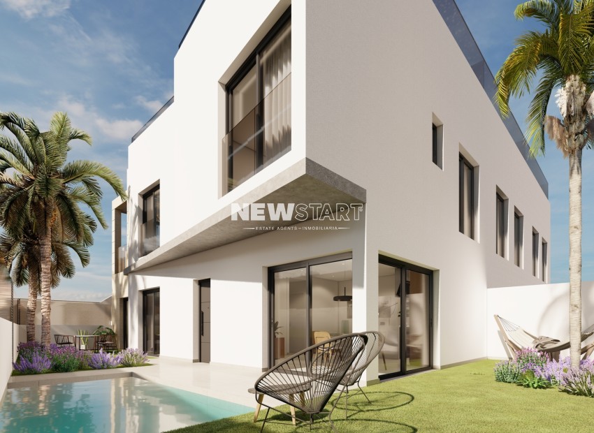 Nieuwbouw Woningen - Gelijkvloerse bungalow - San Pedro del Pinatar