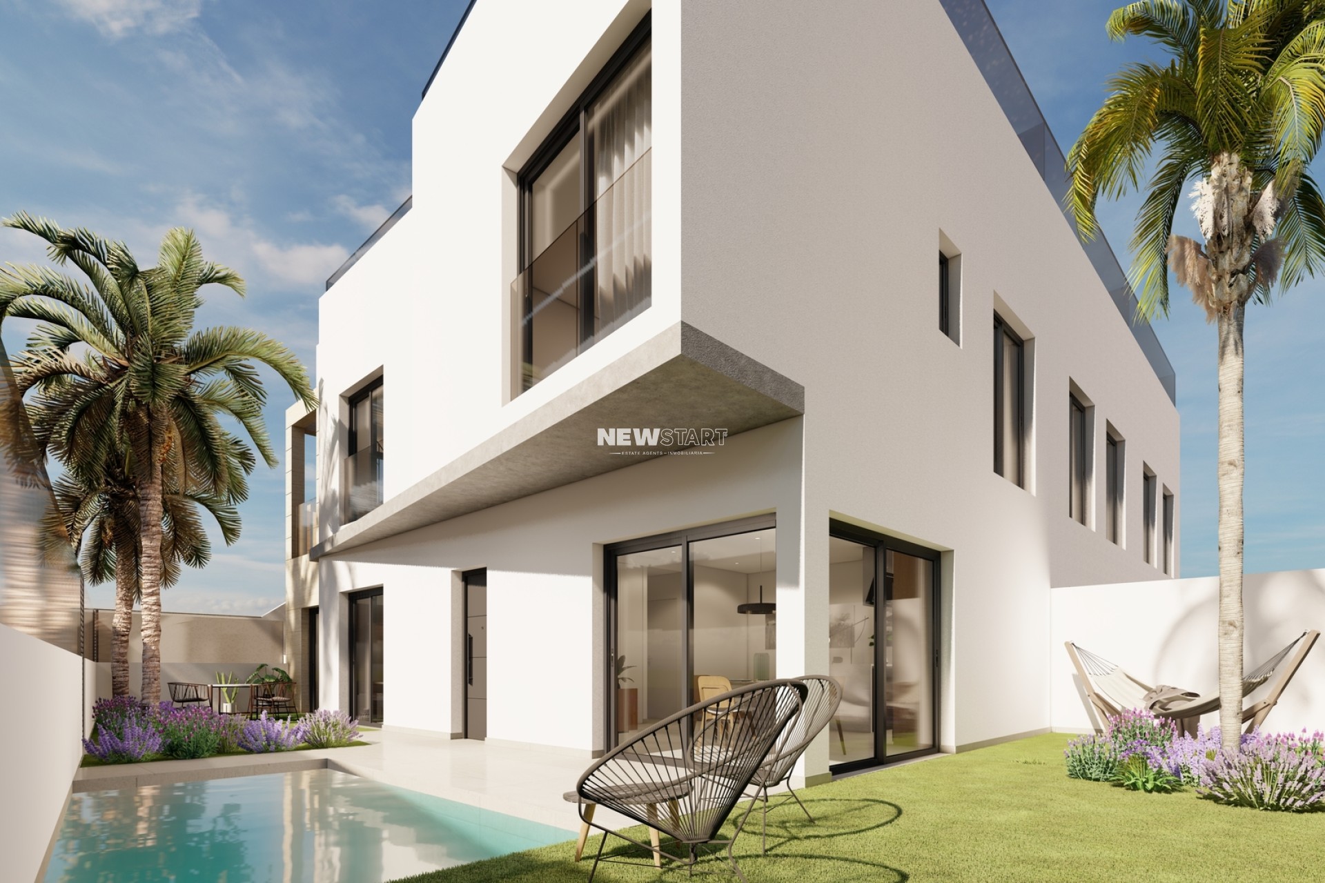 Nieuwbouw Woningen - Gelijkvloerse bungalow - San Pedro del Pinatar