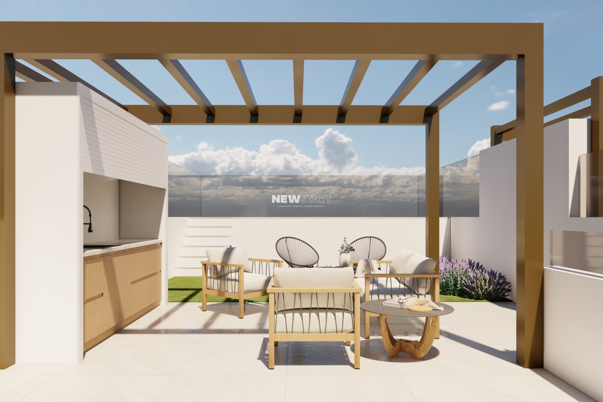 Nieuwbouw Woningen - Gelijkvloerse bungalow - San Pedro del Pinatar
