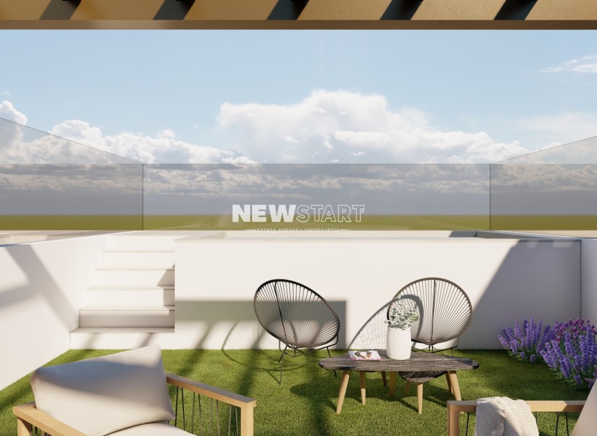 Nieuwbouw Woningen - Gelijkvloerse bungalow - San Pedro del Pinatar