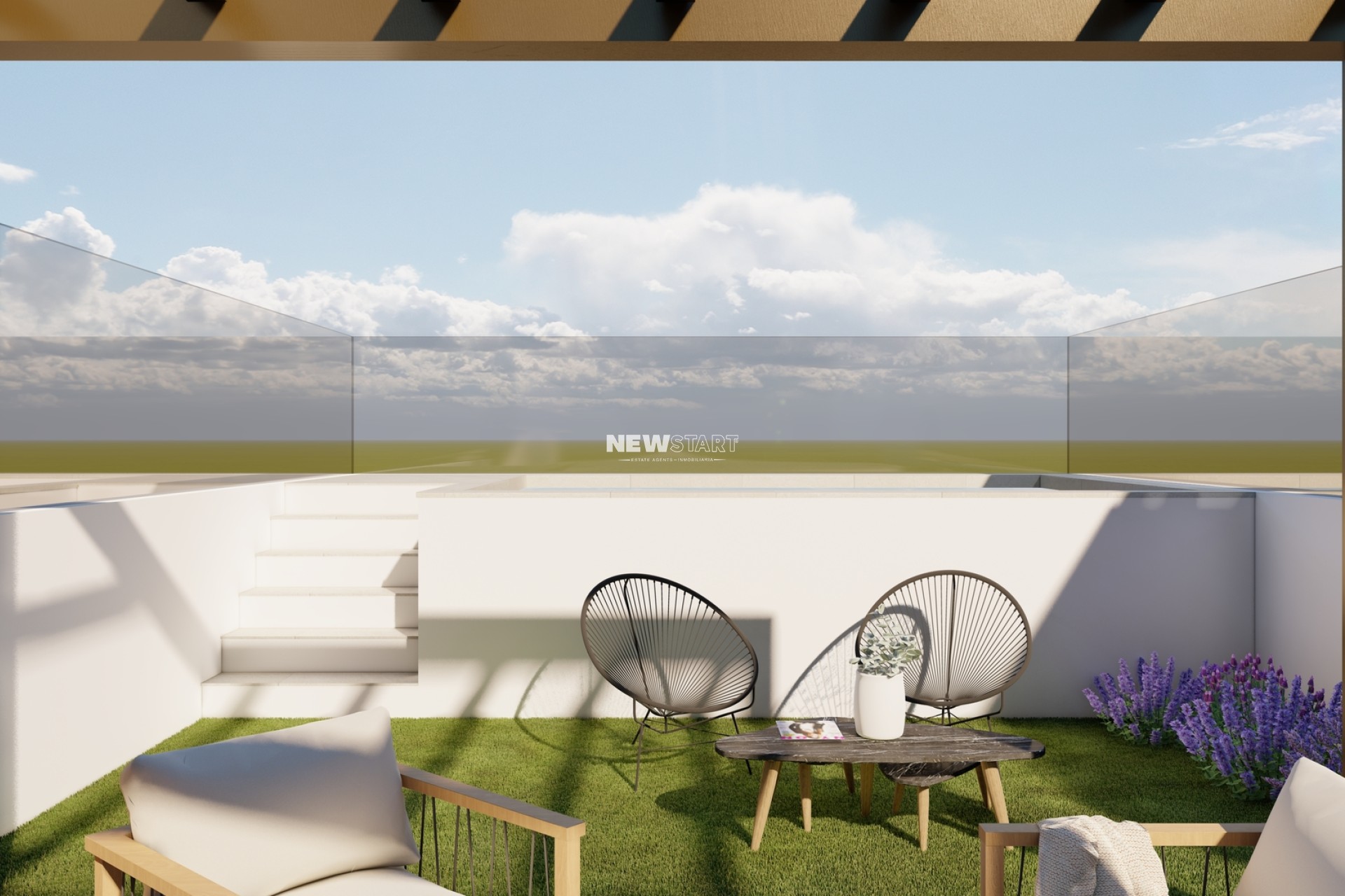 Nieuwbouw Woningen - Gelijkvloerse bungalow - San Pedro del Pinatar
