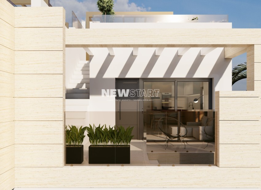 Nieuwbouw Woningen - Gelijkvloerse bungalow - San Pedro del Pinatar