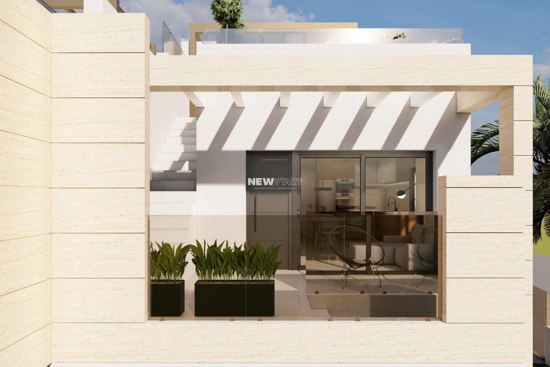 Nieuwbouw Woningen - Gelijkvloerse bungalow - San Pedro del Pinatar