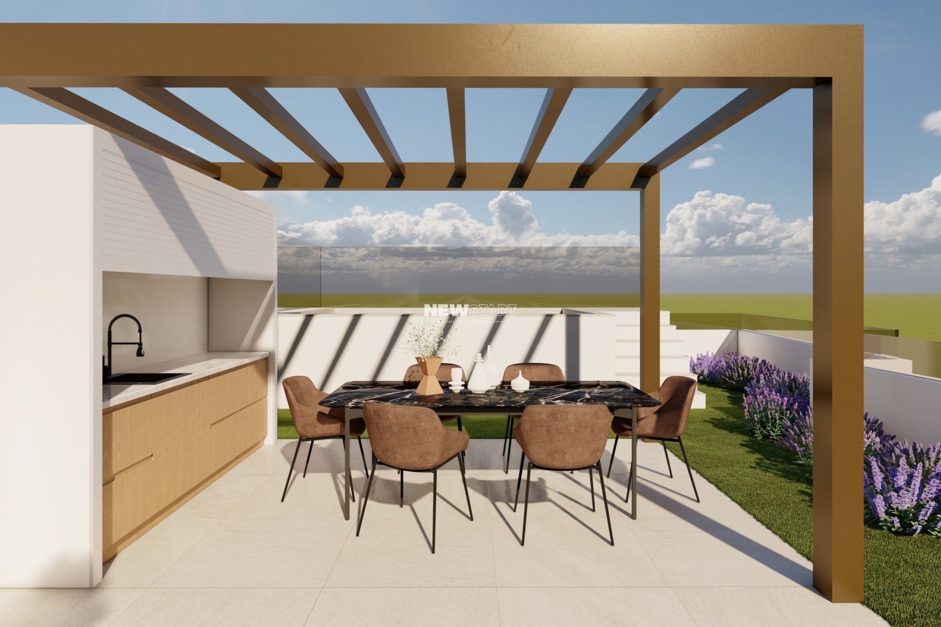 Nieuwbouw Woningen - Gelijkvloerse bungalow - San Pedro del Pinatar