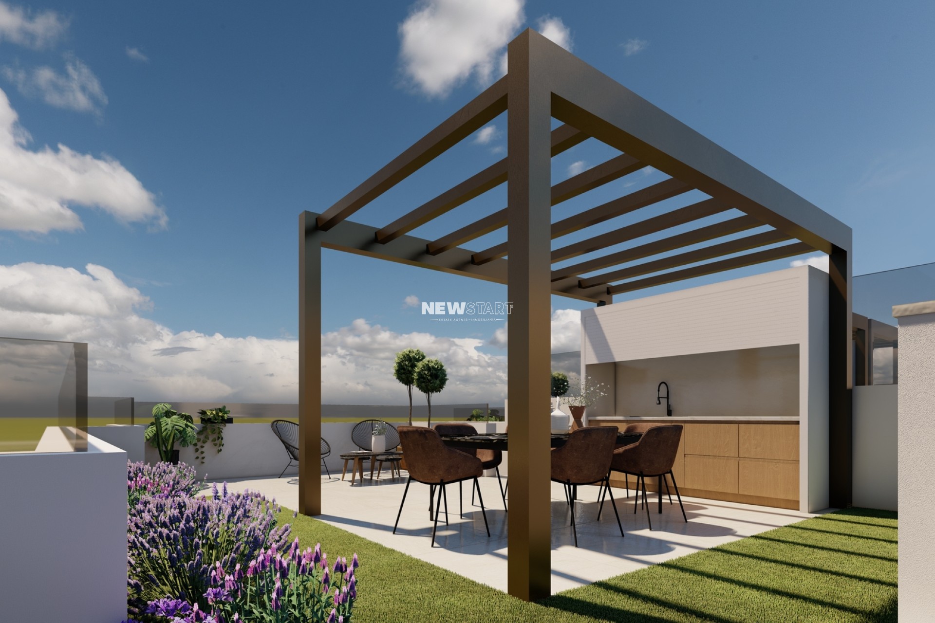 Nieuwbouw Woningen - Gelijkvloerse bungalow - San Pedro del Pinatar
